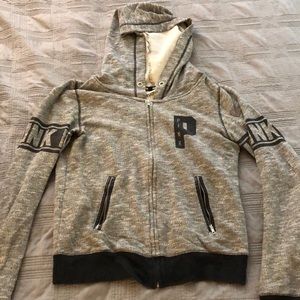 Heathered black hoodie